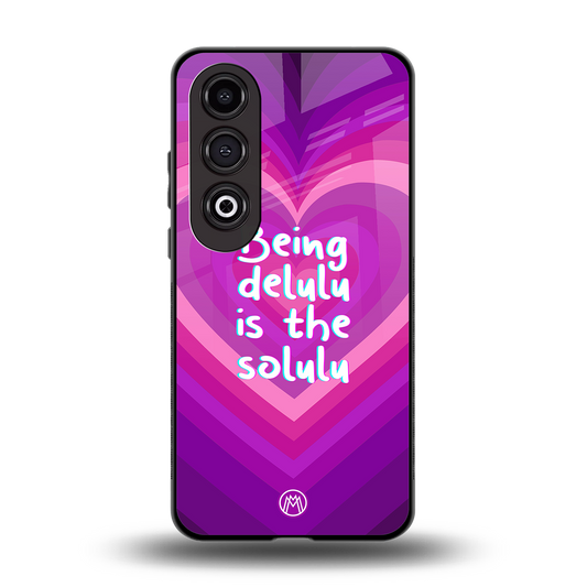 delulu is the solulu back phone cover | glass case for oneplus nord ce 4