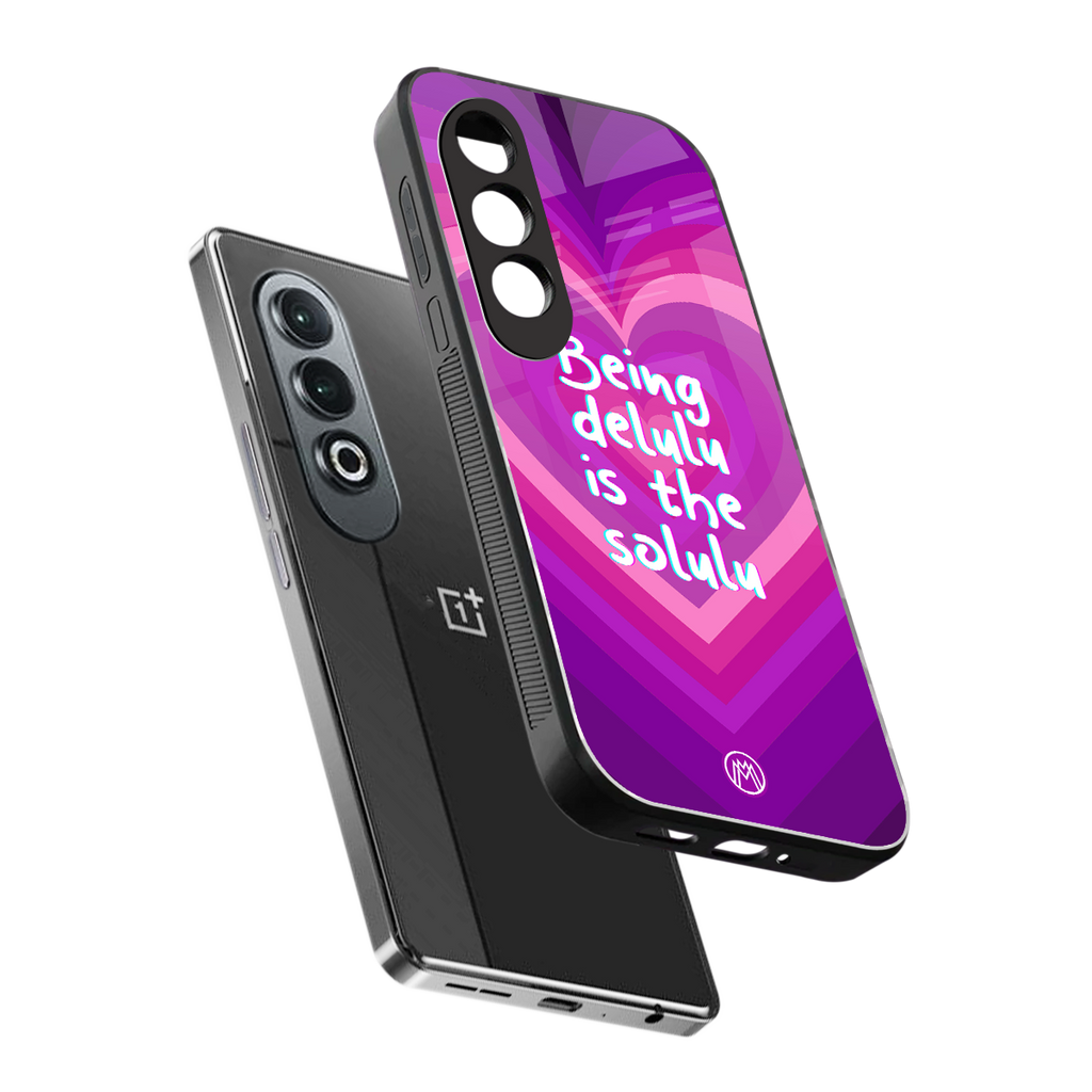 delulu is the solulu back phone cover | glass case for oneplus nord ce 4