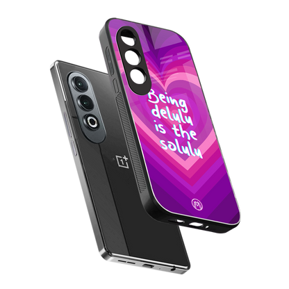 delulu is the solulu back phone cover | glass case for oneplus nord ce 4
