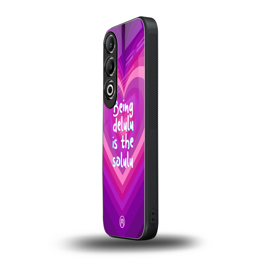 delulu is the solulu back phone cover | glass case for oneplus nord ce 4