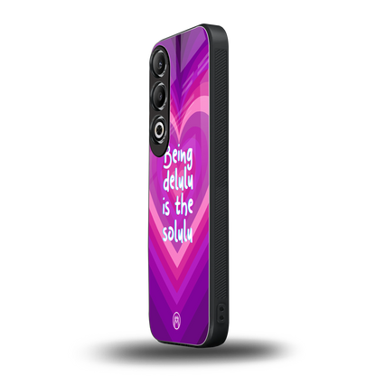 delulu is the solulu back phone cover | glass case for oneplus nord ce 4