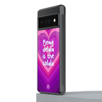 delulu is the solulu back phone cover | glass case for google pixel 6 pro
