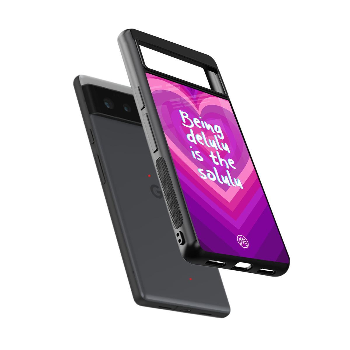 delulu is the solulu back phone cover | glass case for Google Pixel 6A