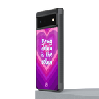delulu is the solulu back phone cover | glass case for google pixel 6