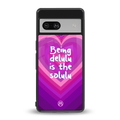 delulu is the solulu back phone cover | glass case for Google Pixel 7A