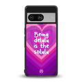 delulu is the solulu back phone cover | glass case for Google Pixel 8