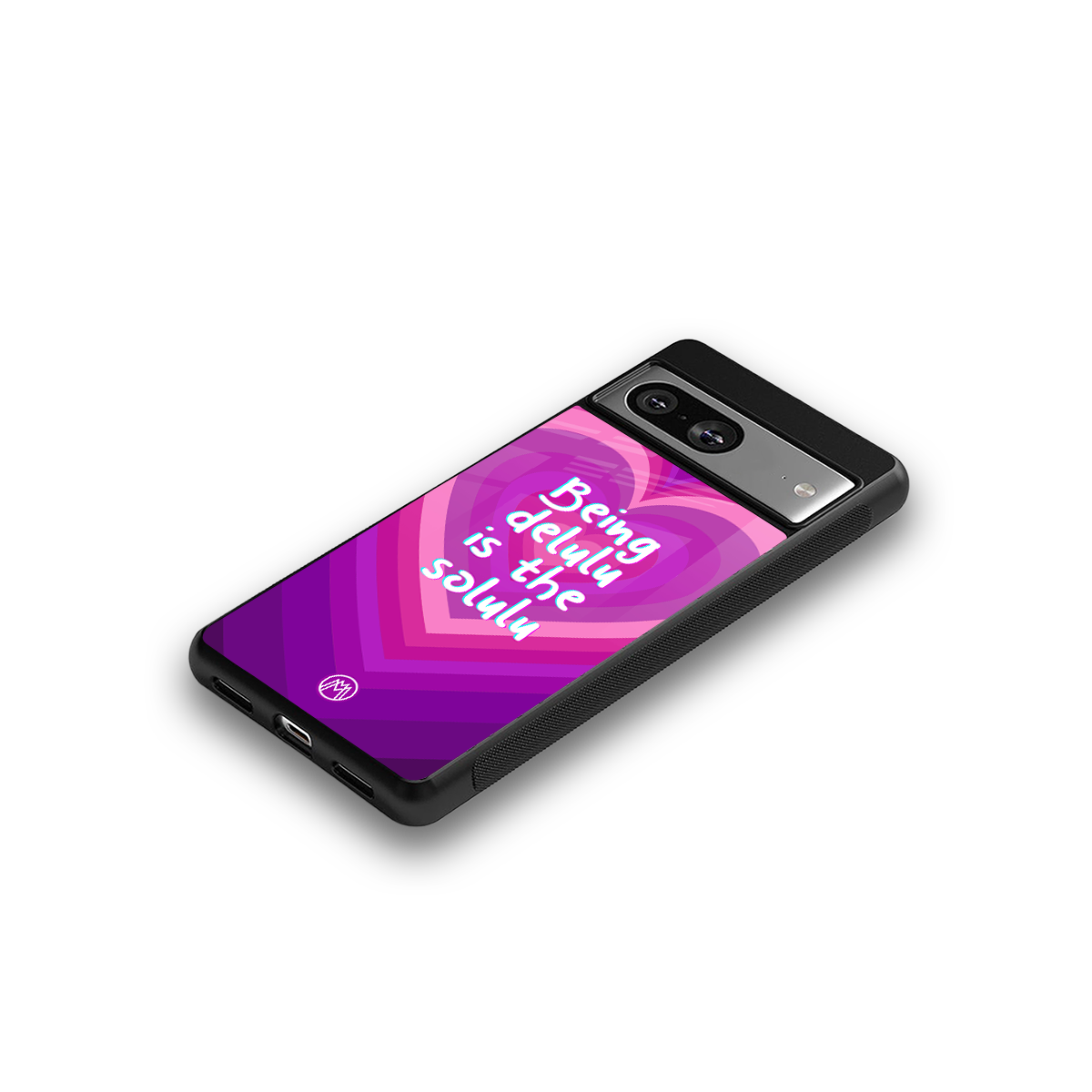 delulu is the solulu back phone cover | glass case for Google Pixel 8