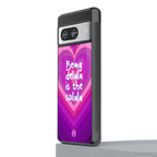 delulu is the solulu back phone cover | glass case for Google Pixel 8
