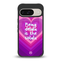 delulu is the solulu back phone cover | glass case for google pixel 9