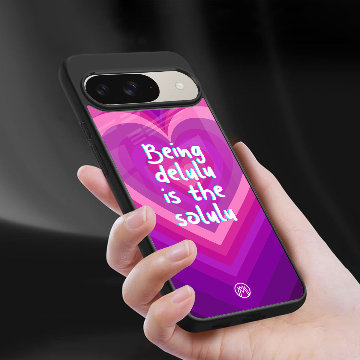 delulu is the solulu back phone cover | glass case for google pixel 9