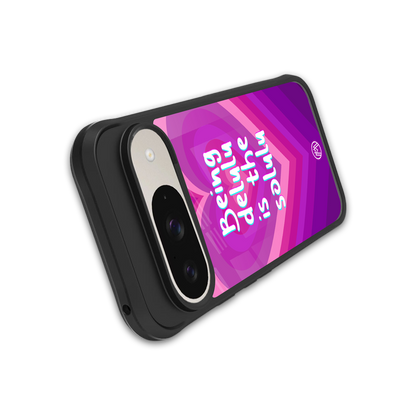 delulu is the solulu back phone cover | glass case for google pixel 9
