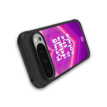 delulu is the solulu back phone cover | glass case for google pixel 9 pro