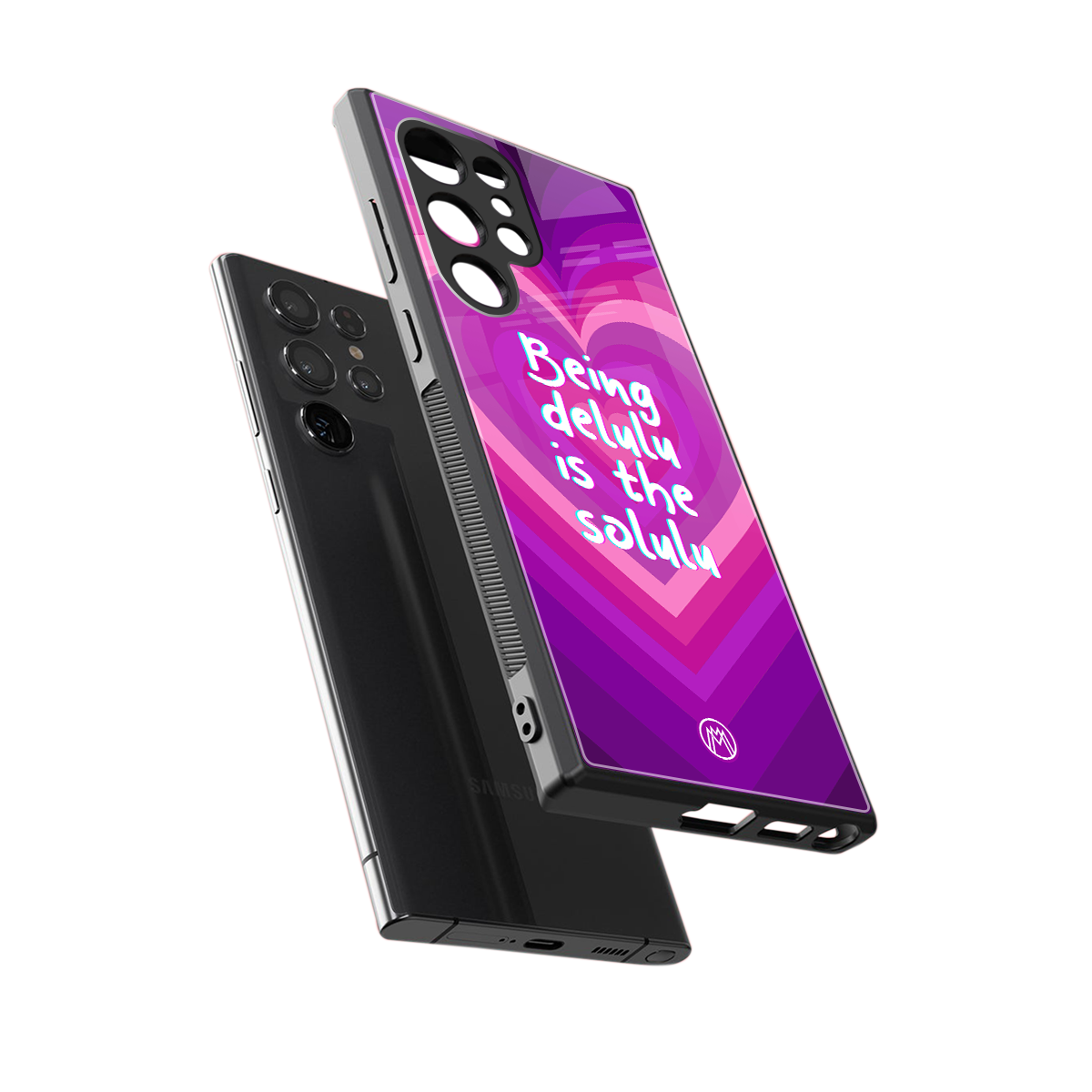 delulu is the solulu back phone cover | glass case for samsung galaxy s23 ultra