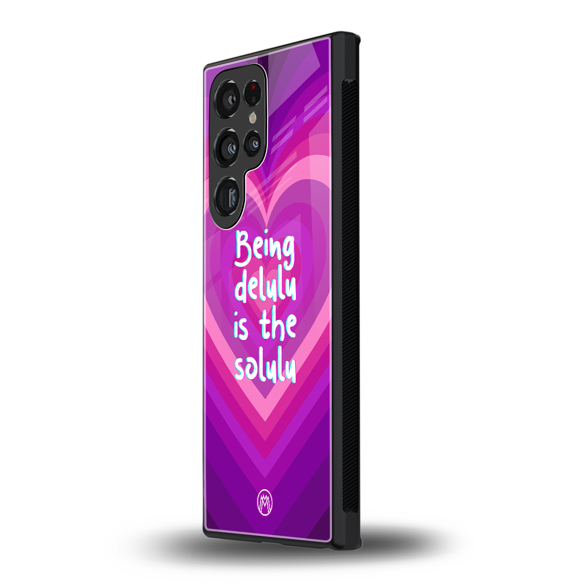 delulu is the solulu back phone cover | glass case for samsung galaxy s24 ultra