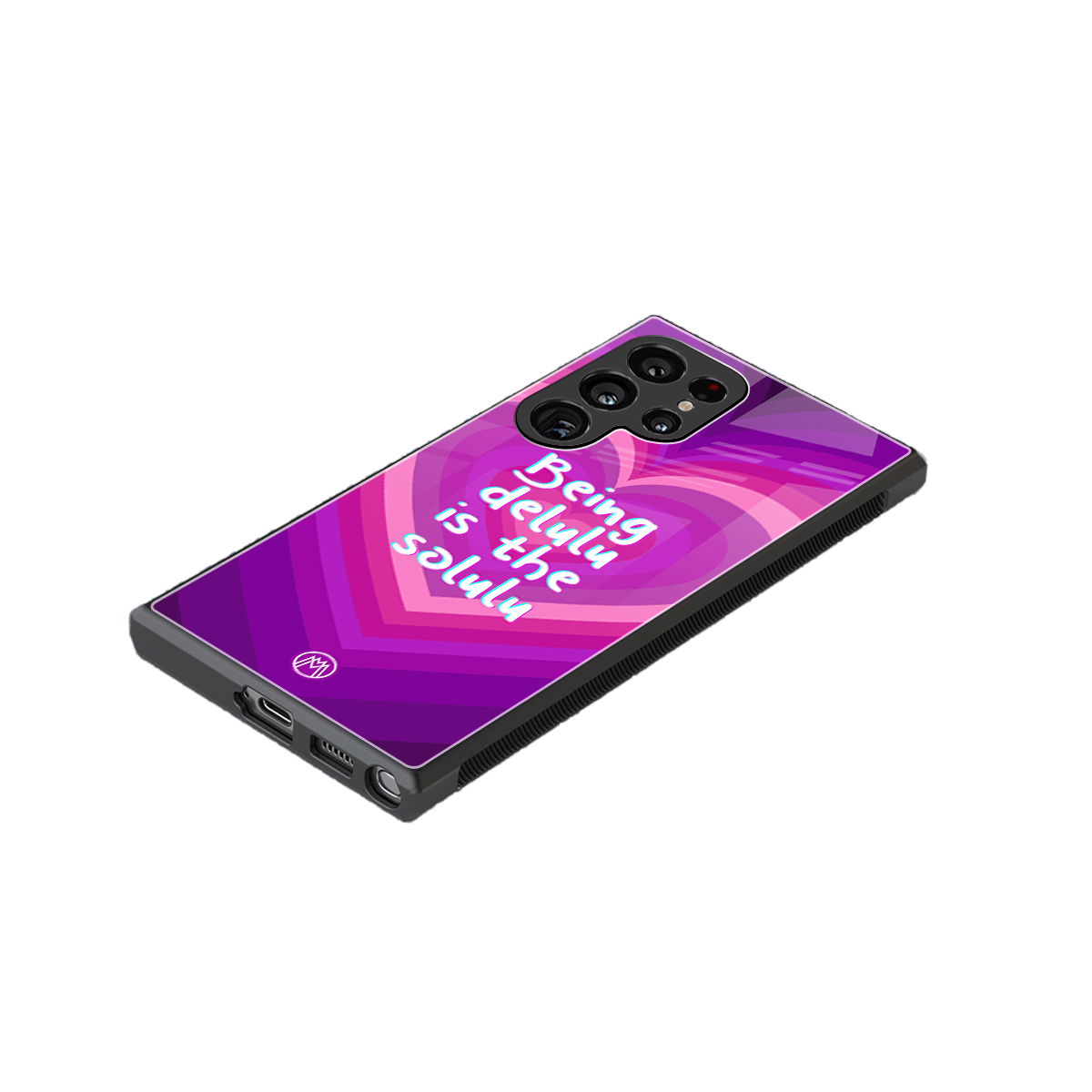 delulu is the solulu back phone cover | glass case for samsung galaxy s23 ultra