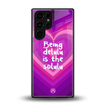 delulu is the solulu back phone cover | glass case for samsung galaxy s25 ultra