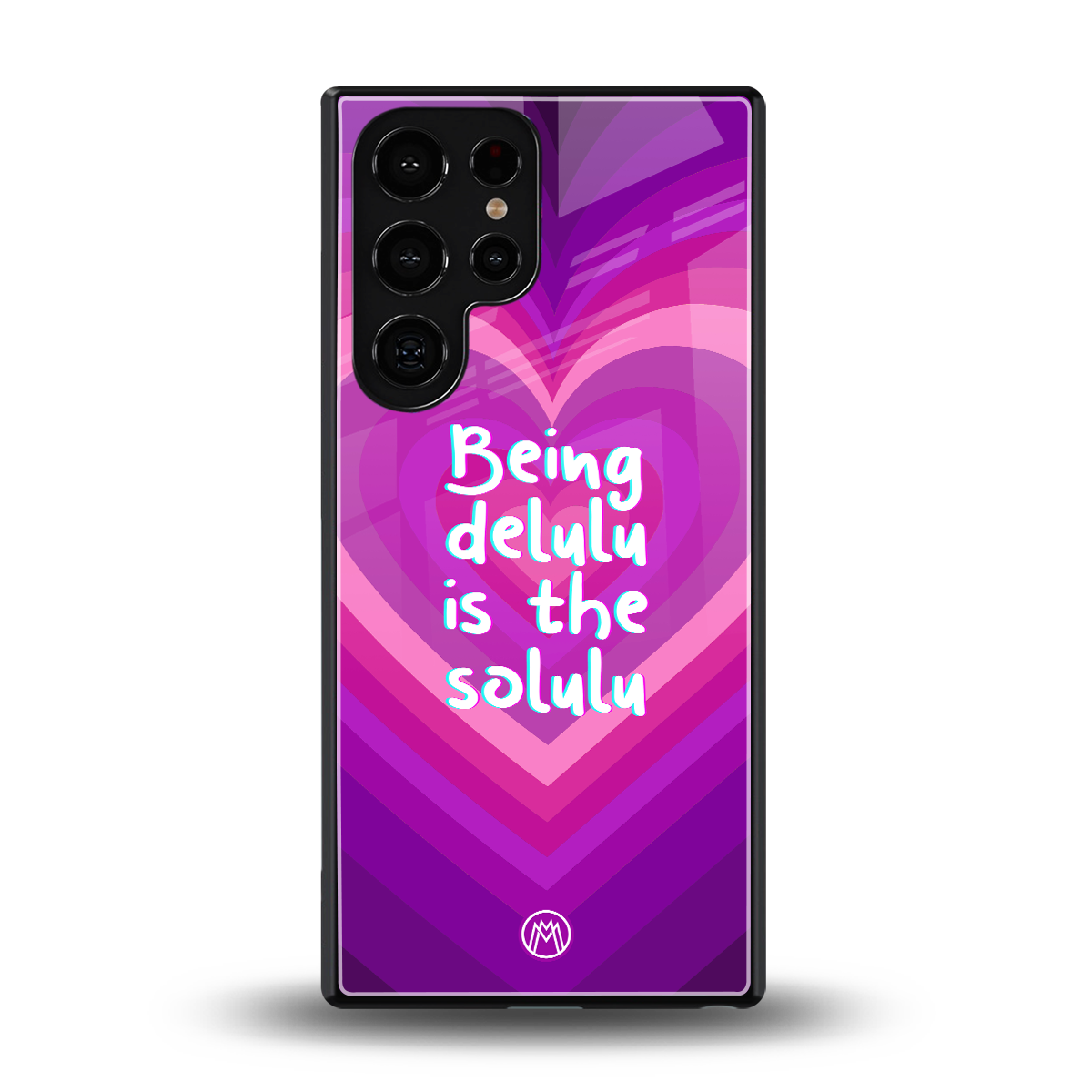 delulu is the solulu back phone cover | glass case for samsung galaxy s25 ultra