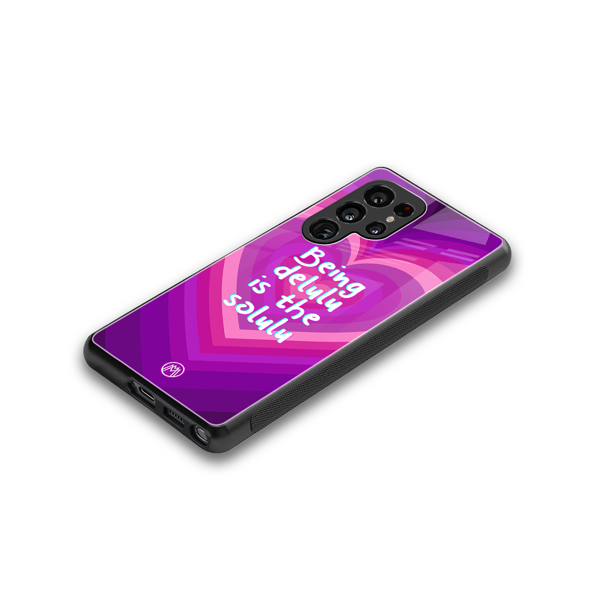 delulu is the solulu back phone cover | glass case for samsung galaxy s25 ultra