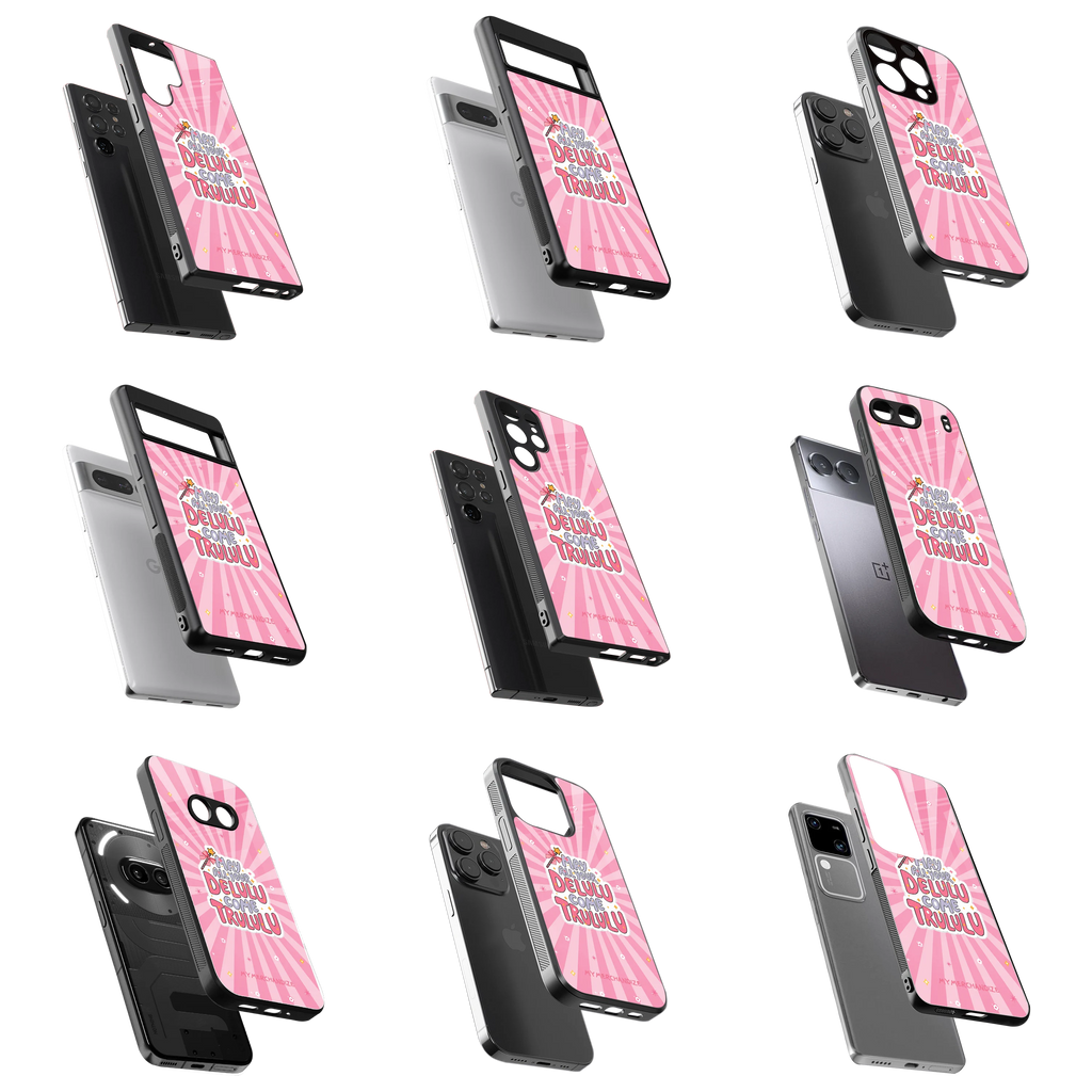 Durable Glass Back Mobile Case for iPhone, Samsung, OnePlus, Google Pixel, Redmi, Vivo, Oppo