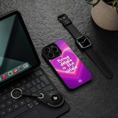delulu is the solulu back phone cover | glass case for samsung galaxy s24 ultra