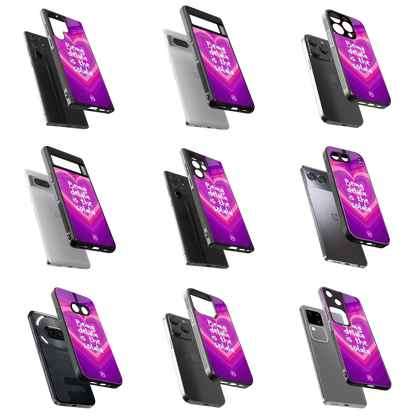 Durable Glass Back Mobile Case for iPhone, Samsung, OnePlus, Google Pixel, Redmi, Vivo, Oppo
