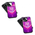 Trendy Glass Back Mobile Case for iPhone, Samsung, Redmi, OnePlus, Google Pixel, Motorola