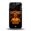 demi god back phone cover | glass case for iphone 13 mini