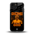 demi god back phone cover | glass case for iphone 13 mini