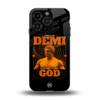 demi god back phone cover | glass case for iphone 13 pro