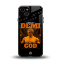 demi god back phone cover | glass case for iphone 13