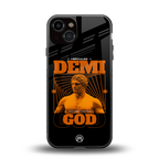 demi god back phone cover | glass case for iphone 13
