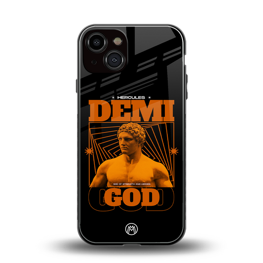 demi god back phone cover | glass case for iphone 13
