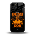 demi god back phone cover | glass case for iphone 15