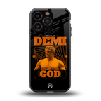 demi god back phone cover | glass case for iphone 16 pro