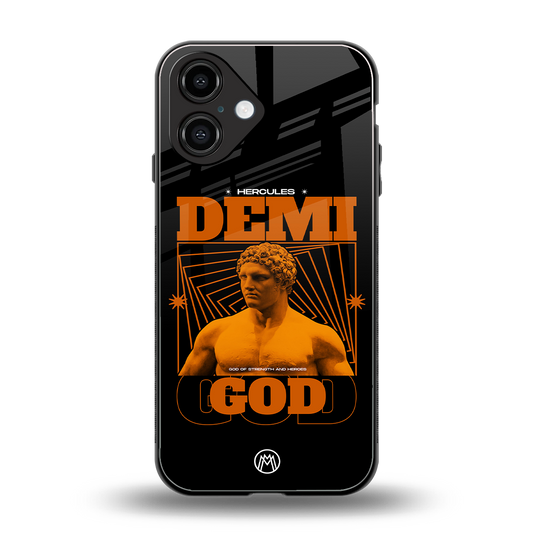 demi god back phone cover | glass case for iphone 16