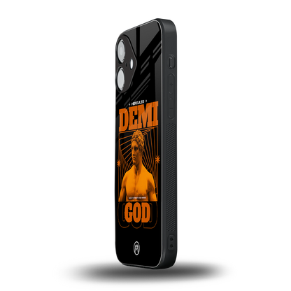 demi god back phone cover | glass case for iphone 16