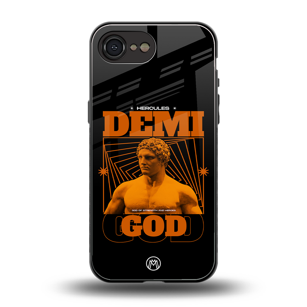 demi god back phone cover | glass case for iphone 16e