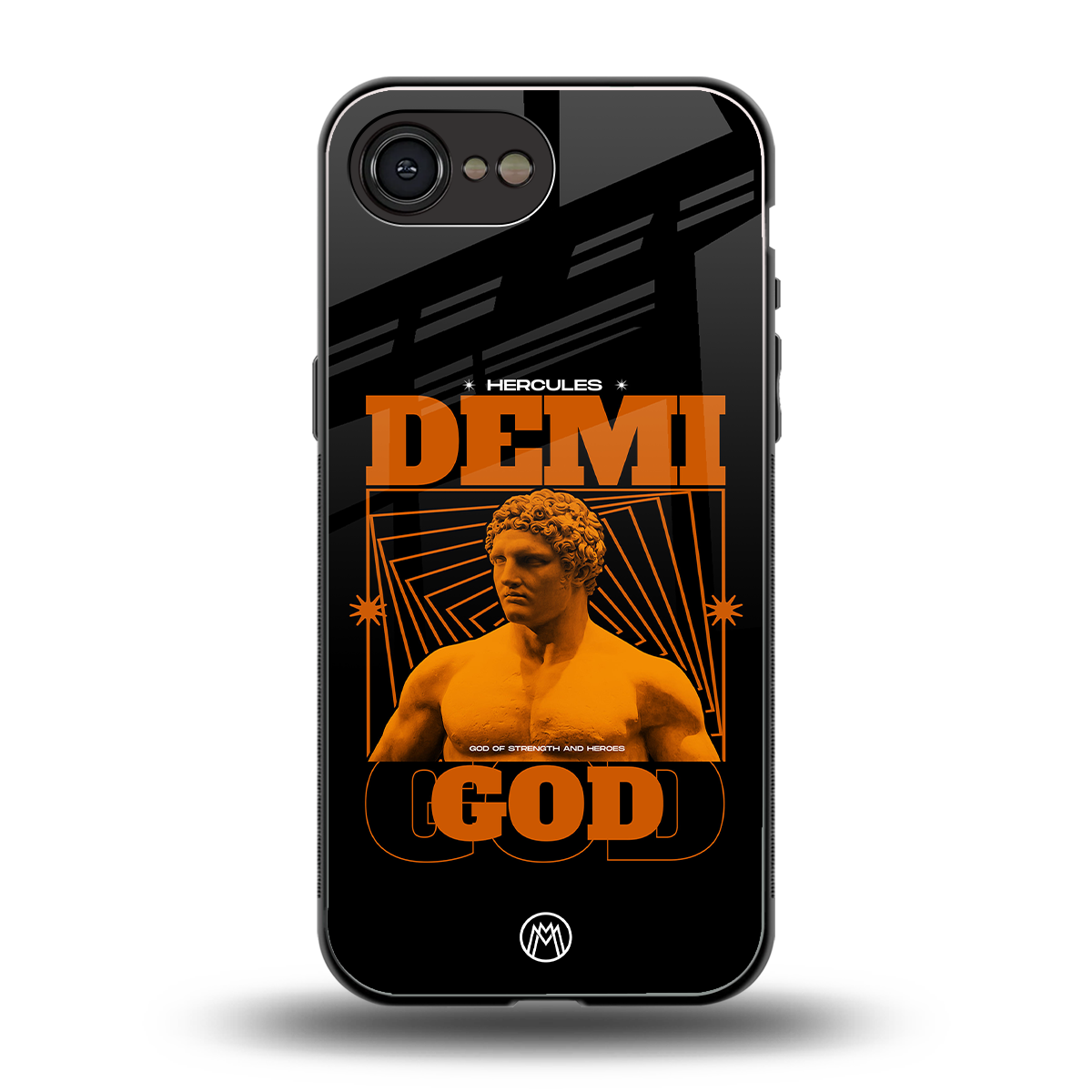 demi god back phone cover | glass case for iphone 16e
