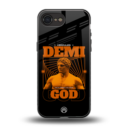 demi god back phone cover | glass case for iphone 16e