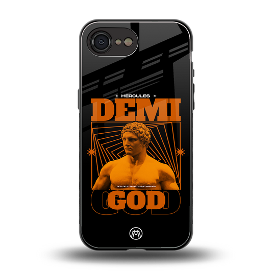 demi god back phone cover | glass case for iphone 16e