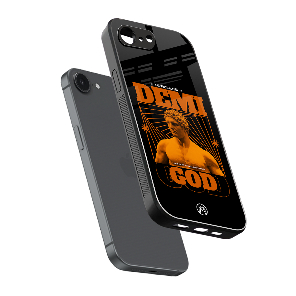demi god back phone cover | glass case for iphone 16e