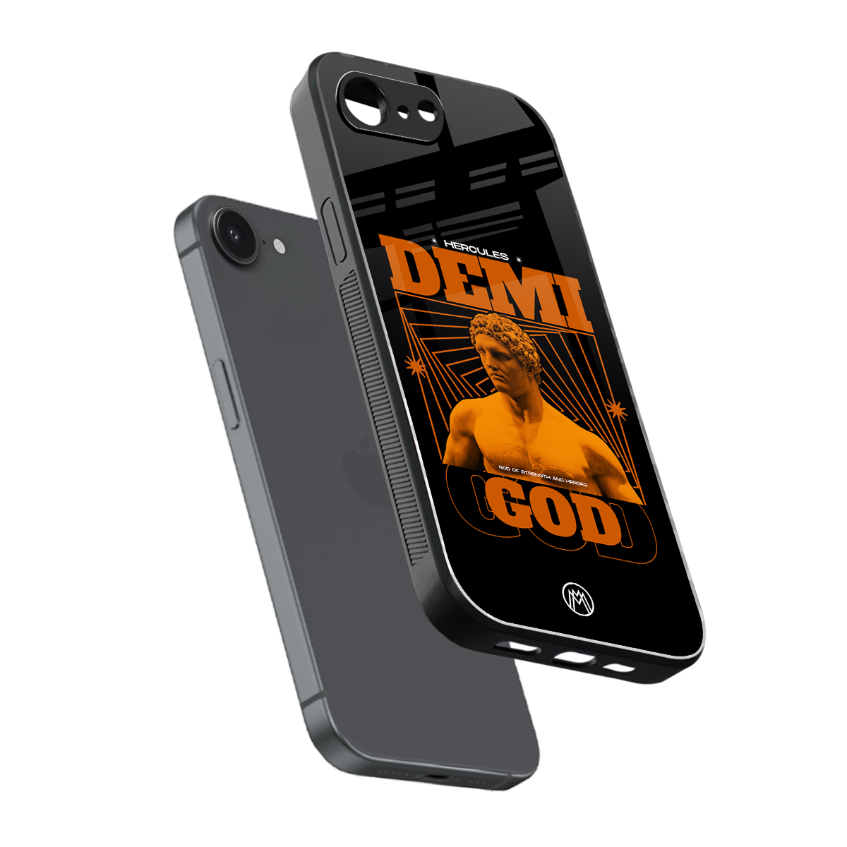 demi god back phone cover | glass case for iphone 16e