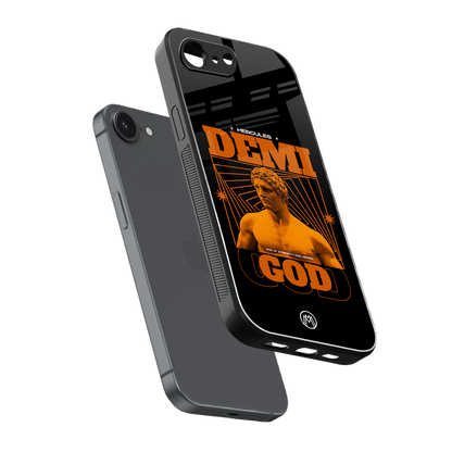 demi god back phone cover | glass case for iphone 16e