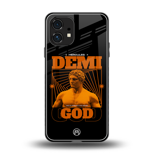demi god back phone cover | glass case for nothing phone 1