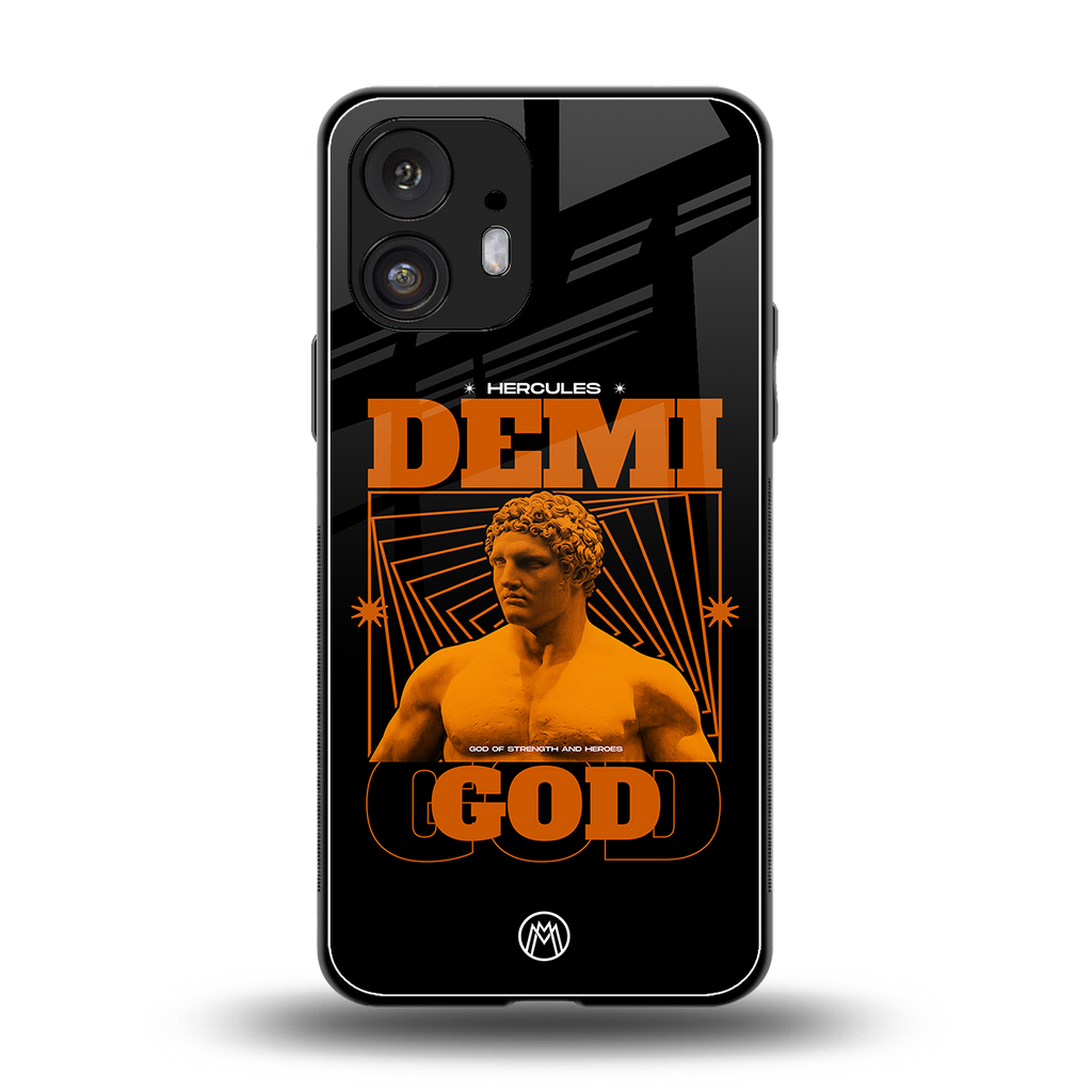 demi god back phone cover | glass case for nothing phone 2