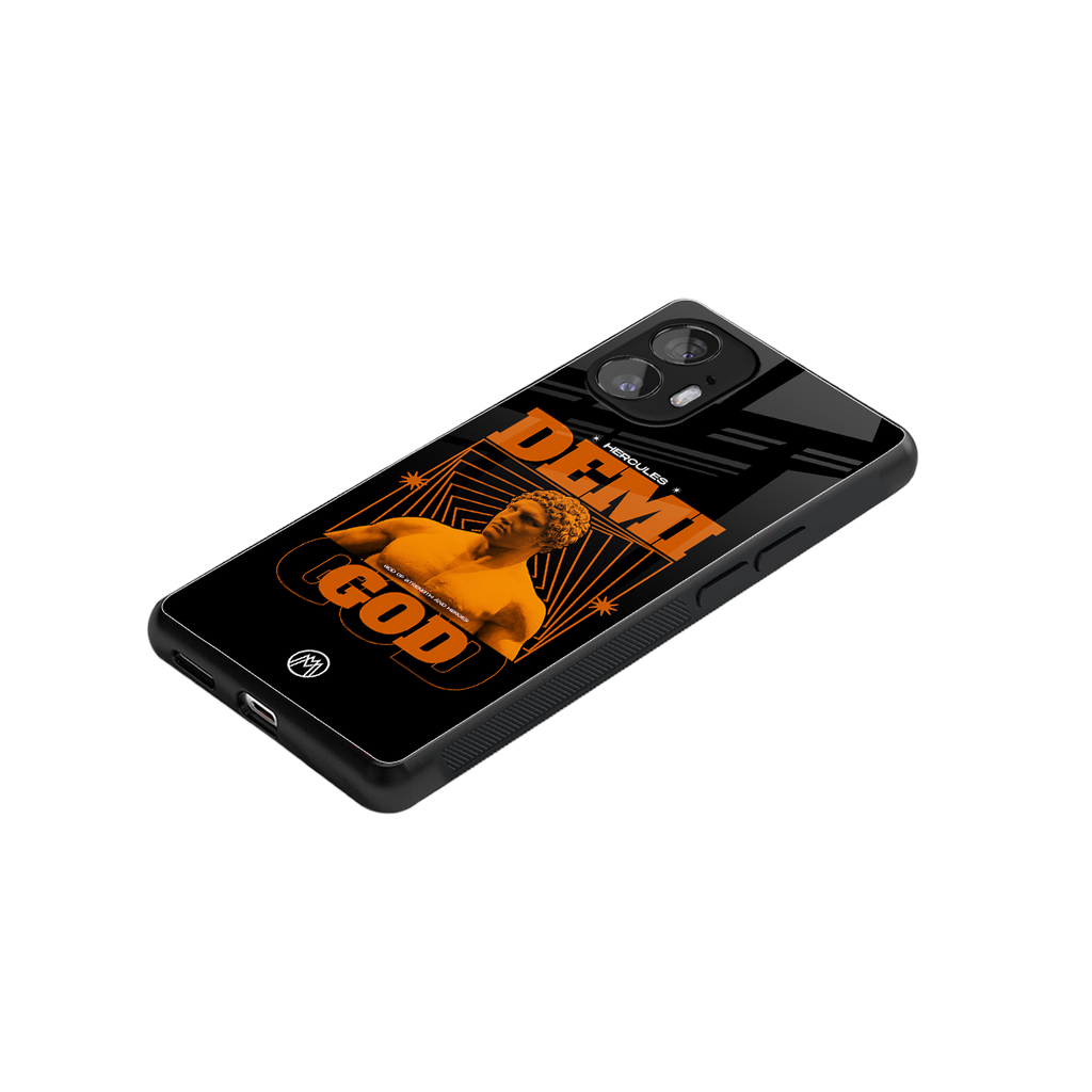 demi god back phone cover | glass case for nothing phone 2