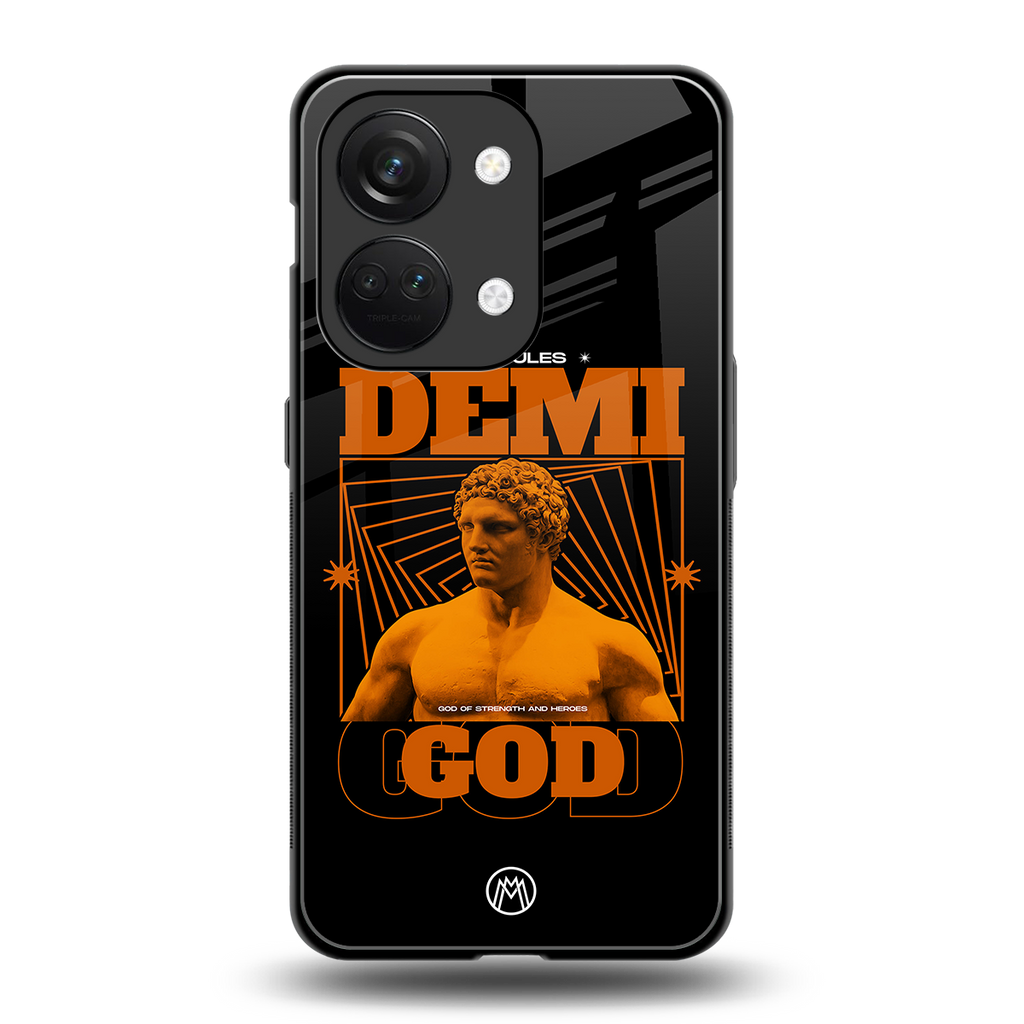 demi god back phone cover | glass case for oneplus nord 3