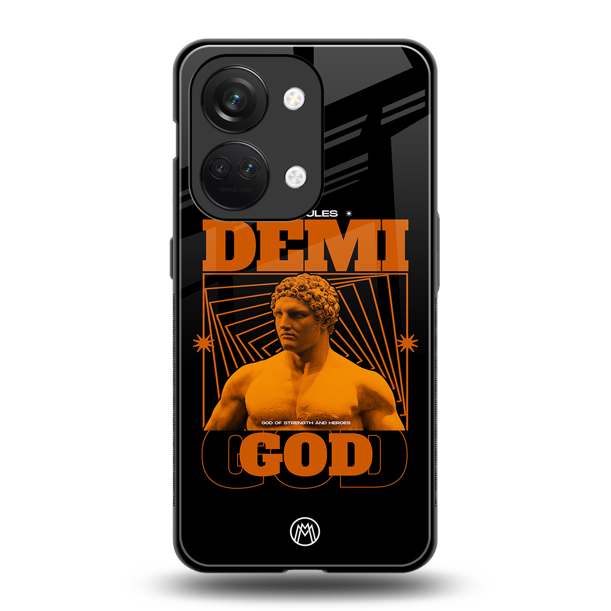 demi god back phone cover | glass case for oneplus nord 3