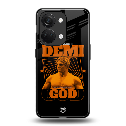 demi god back phone cover | glass case for oneplus nord 3