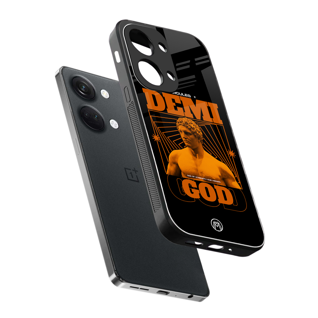 demi god back phone cover | glass case for oneplus nord 3